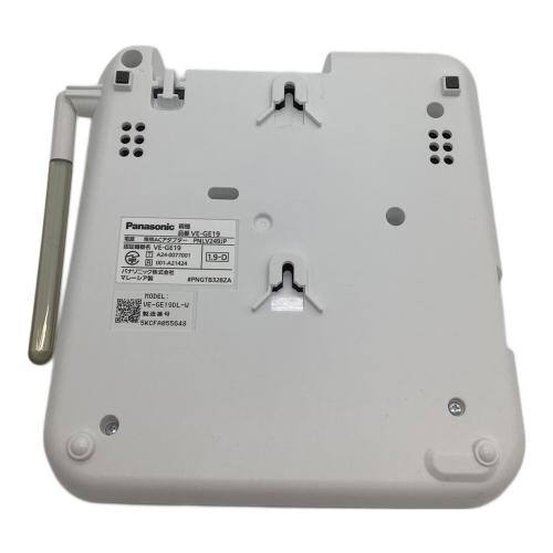 Panasonic (パナソニック) 子機付電話機 VE-GE19DL-W 2024年製