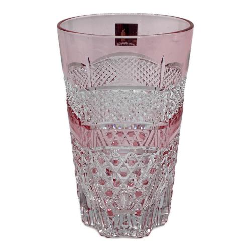 KAGAMI (カガミ) 江戸切子ペアタンブラー 魚子に六角籠目紋