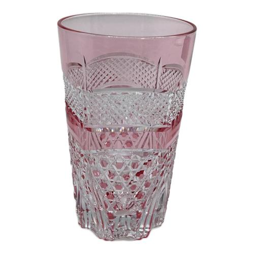 KAGAMI (カガミ) 江戸切子ペアタンブラー 魚子に六角籠目紋