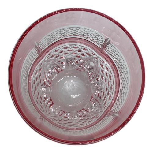 KAGAMI (カガミ) 江戸切子ペアタンブラー 魚子に六角籠目紋