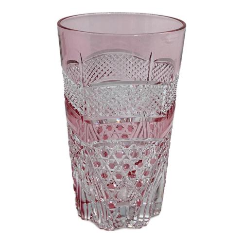 KAGAMI (カガミ) 江戸切子ペアタンブラー 魚子に六角籠目紋