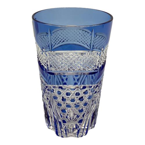 KAGAMI (カガミ) 江戸切子ペアタンブラー 魚子に六角籠目紋