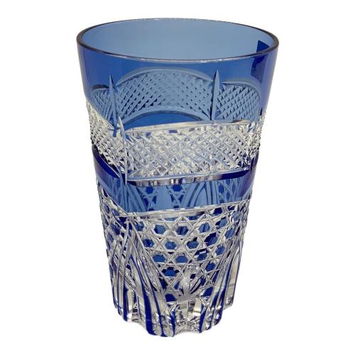 KAGAMI (カガミ) 江戸切子ペアタンブラー 魚子に六角籠目紋