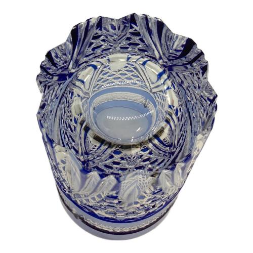 KAGAMI (カガミ) 江戸切子ペアタンブラー 魚子に六角籠目紋