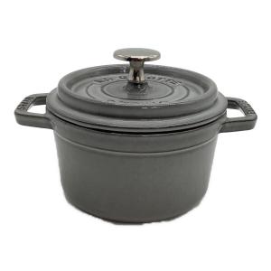 Staub (ストウブ) 両手鍋 グレー ココットロンド