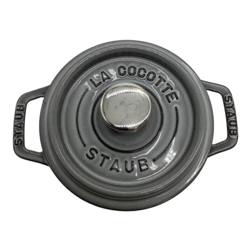 Staub (ストウブ) 両手鍋 グレー ココットロンド｜トレファクONLINE