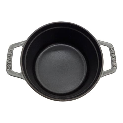 Staub (ストウブ) 両手鍋 グレー ココットロンド｜トレファクONLINE