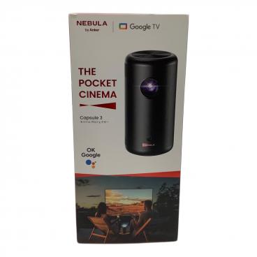 【トレファク足立扇店】ﾌﾟﾛｼﾞｪｸﾀｰ Anker NEBULA D2140511 Android TV搭載 付属品完備 Anker、世界初レーザー光源搭載のAndroid TVモバイルプロジェクター