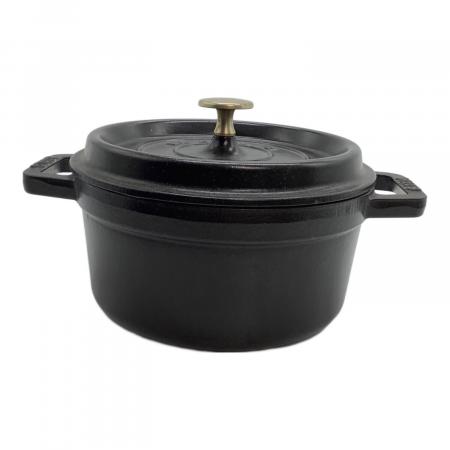 sjtyさん専用　ストウブ　STAUB 鋳鉄製 両手鍋 24cm ブラック Staub (ストウブ) 両手鍋 20cm ブラック｜トレファクONLINE