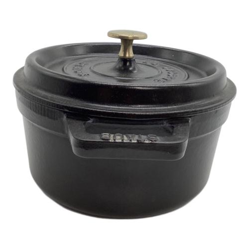 Staub (ストウブ) 両手鍋 20cm ブラック