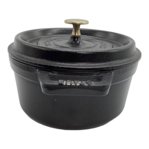 Staub (ストウブ) 両手鍋 20cm ブラック