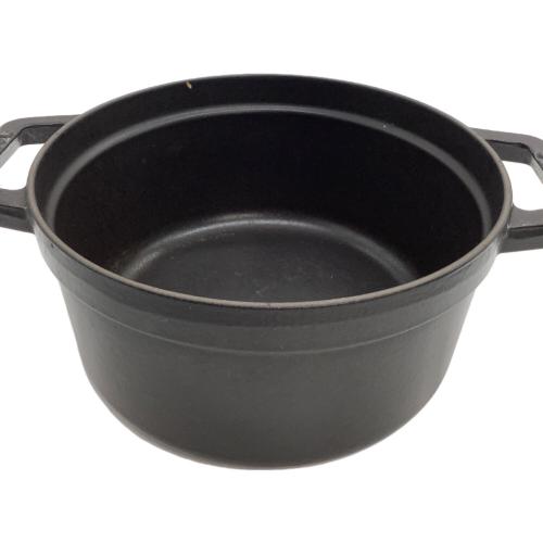 Staub (ストウブ) 両手鍋 20cm ブラック