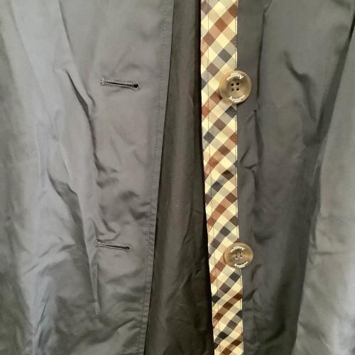 Aquascutum (アクアスキュータム) レインコート TAQ  41018-05 レディース SIZE LL ネイビー