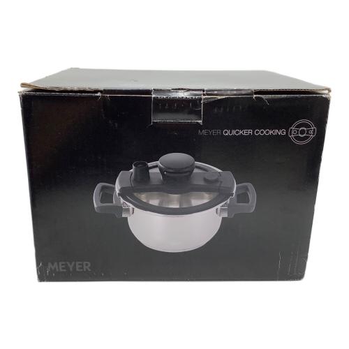 MEYER (マイヤー) 両手鍋 2.5L クイッカークッキング ブラック 18cm