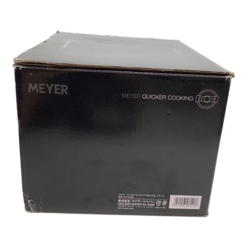 MEYER (マイヤー) 両手鍋 2.5L クイッカークッキング ブラック 18cm