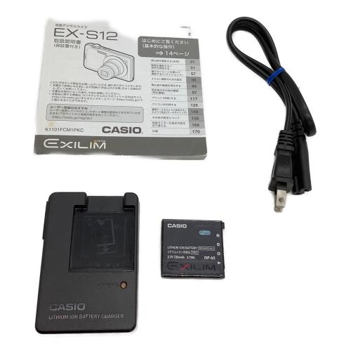 CASIO (カシオ) コンパクトデジタルカメラ EX-S12