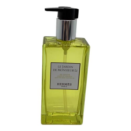 HERMES (エルメス) シャンプー ヘア＆ボディ シャワージェル 《李氏の庭》 止めゴム付