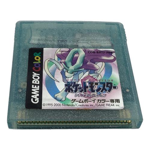 Nintendo (ニンテンドー) ポケットモンスタークリスタルバージョン ゲームボーイ用ソフト -