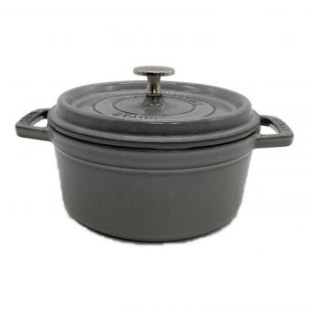 Staub (ストウブ) ココット ラウンド 40509-484 18cm/1.7L グレー