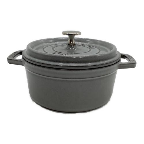 Staub (ストウブ) ココット ラウンド 40509-484 18cm/1.7L グレー