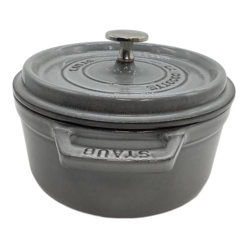 Staub (ストウブ) ココット ラウンド 40509-484 18cm/1.7L グレー
