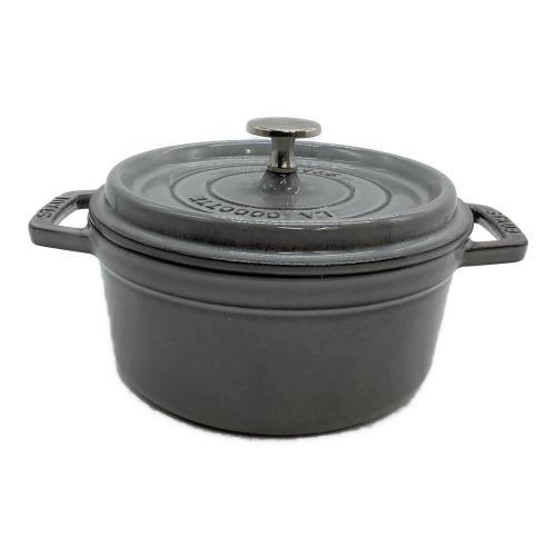 Staub (ストウブ) ココット ラウンド 40509-484 18cm/1.7L グレー
