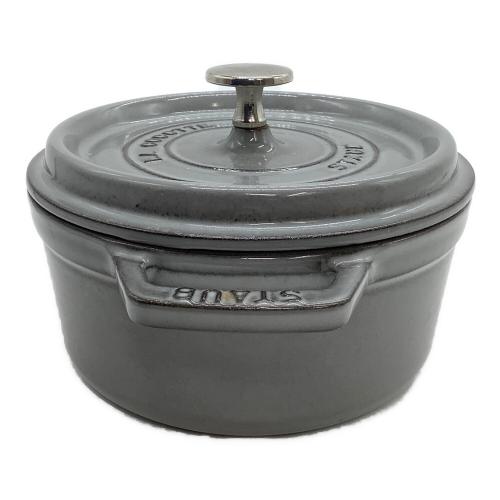 Staub (ストウブ) ココット ラウンド 40509-484 18cm/1.7L グレー