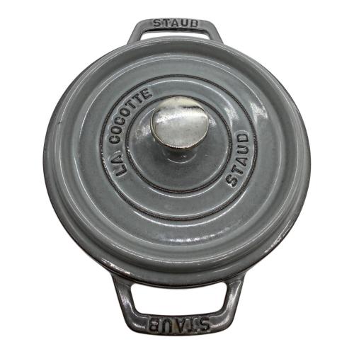 Staub (ストウブ) ココット ラウンド 40509-484 18cm/1.7L グレー