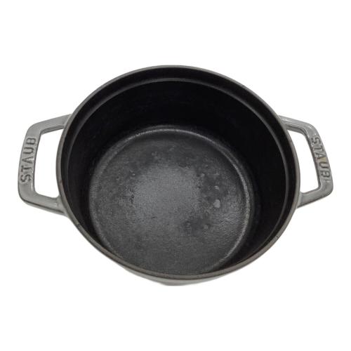 Staub (ストウブ) ココット ラウンド 40509-484 18cm/1.7L グレー