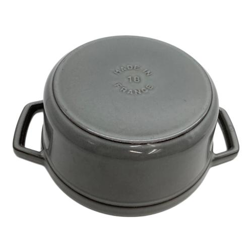 Staub (ストウブ) ココット ラウンド 40509-484 18cm/1.7L グレー