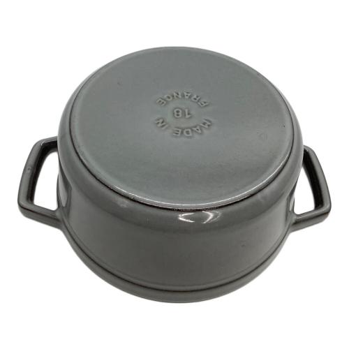 Staub (ストウブ) ココット ラウンド 40509-484 18cm/1.7L グレー