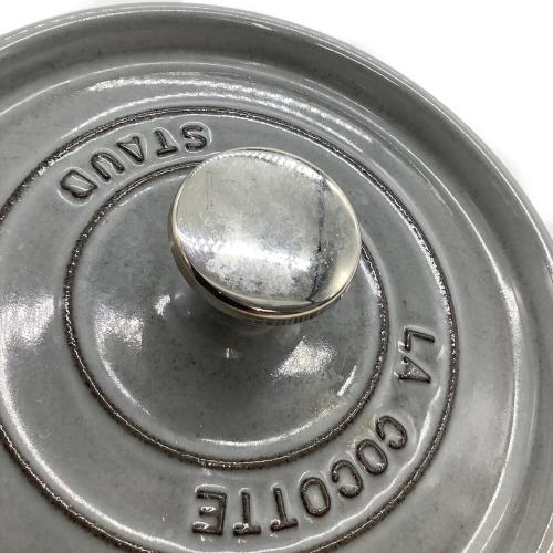 Staub (ストウブ) ココット ラウンド 40509-484 18cm/1.7L グレー