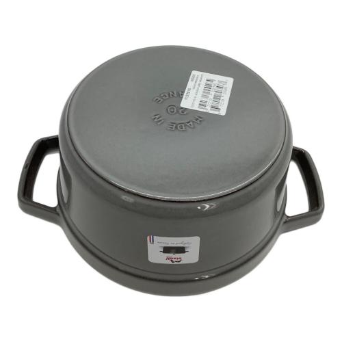 Staub (ストウブ) ピコ・ココット ラウンド 40509-304 20cm/2.2L グレー