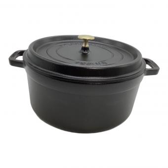 Staub (ストウブ) ココット ラウンド 40509-310 26cm/5.2L ブラック