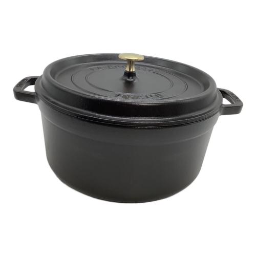 Staub (ストウブ) ココット ラウンド 40509-310 26cm/5.2L ブラック