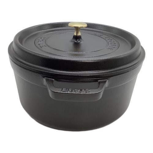 Staub (ストウブ) ココット ラウンド 40509-310 26cm/5.2L ブラック