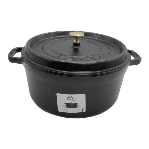 Staub (ストウブ) ココット ラウンド 40509-310 26cm/5.2L ブラック