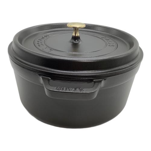 Staub (ストウブ) ココット ラウンド 40509-310 26cm/5.2L ブラック