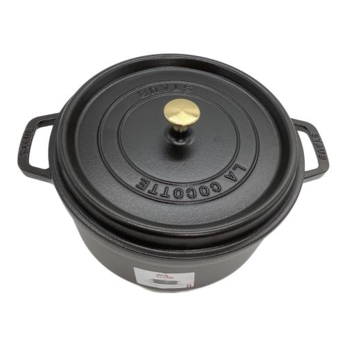 Staub (ストウブ) ココット ラウンド 40509-310 26cm/5.2L ブラック