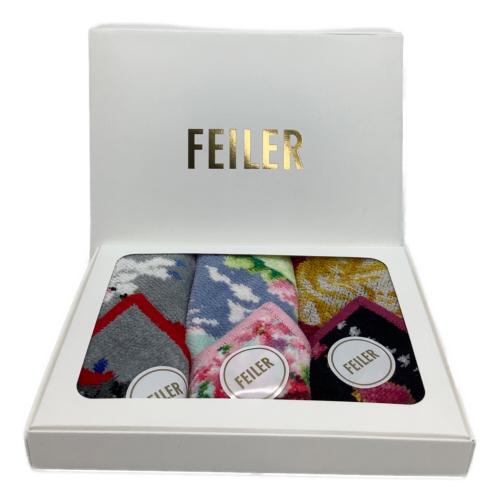 FEILER (フェイラー) タオル&ハンカチセット 三色