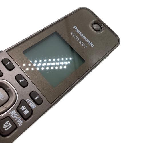 Panasonic (パナソニック) コードレス電話機 KX-FKD550-T