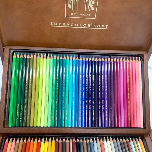 CARAN d'ACHE (カランダッシュ) 色鉛筆 SUPRACOLOR SOFT 80色