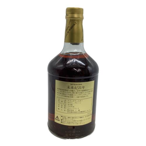 MITSUKOSHI (ミツコシ) 未来紀 スコッチウィスキー 21年 700ml