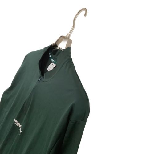 PUMA (プーマ) バックプリント 1/4ジップ ジャケット ゴルフウェア(トップス) 638366 メンズ SIZE M グリーン