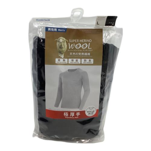 mont-bell (モンベル) 長袖Tシャツ 1107832 メンズ SIZE L ブラック　未使用品