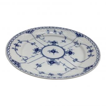 ROYAL COPENHAGEN (ロイヤル・コペンハーゲン) 大皿 27cm ブルーフルーテッド・ハーフレース