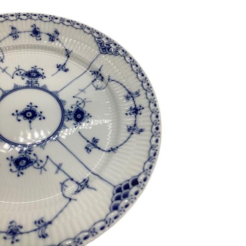 ROYAL COPENHAGEN (ロイヤル・コペンハーゲン) 大皿 27cm ブルーフルーテッド・ハーフレース