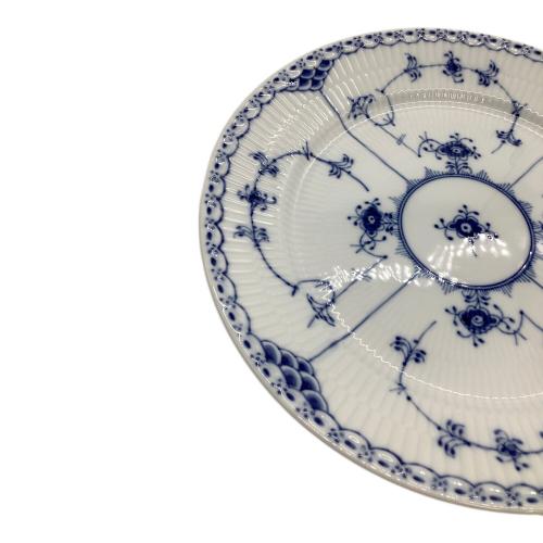 ROYAL COPENHAGEN (ロイヤル・コペンハーゲン) 大皿 27cm ブルーフルーテッド・ハーフレース