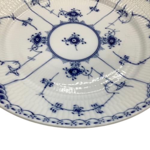 ROYAL COPENHAGEN (ロイヤル・コペンハーゲン) 大皿 27cm ブルーフルーテッド・ハーフレース