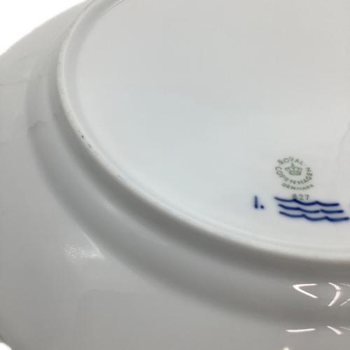 ROYAL COPENHAGEN (ロイヤル・コペンハーゲン) 大皿 27cm ブルーフルーテッド・ハーフレース